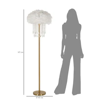 Lampa stojąca DIAMON Ø 40 x 165 cm